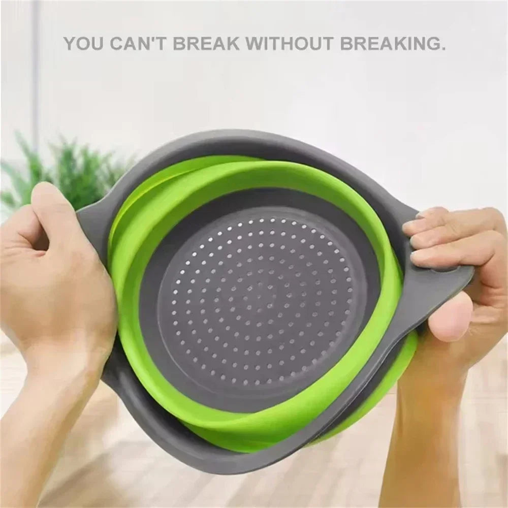Foldable Silicone Colander Set