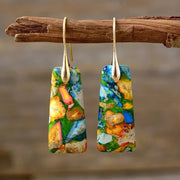 Bohemian Stone Drop Earrings