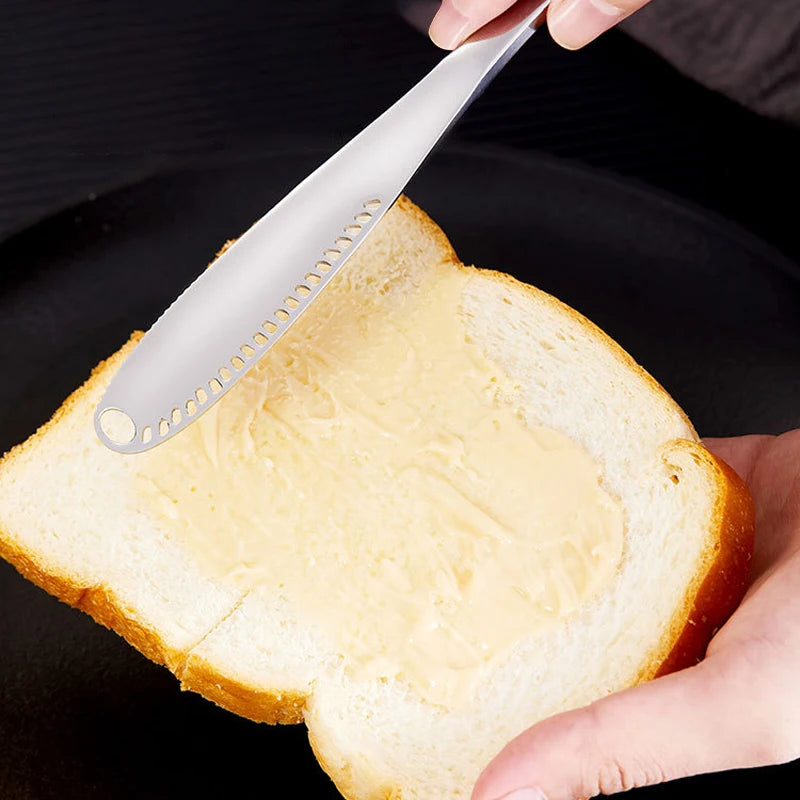 Stainless Three Function Butter Knife