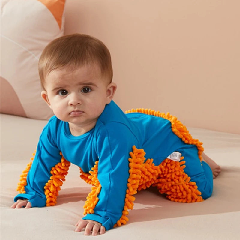 Cotton Long-Sleeve Baby Romper