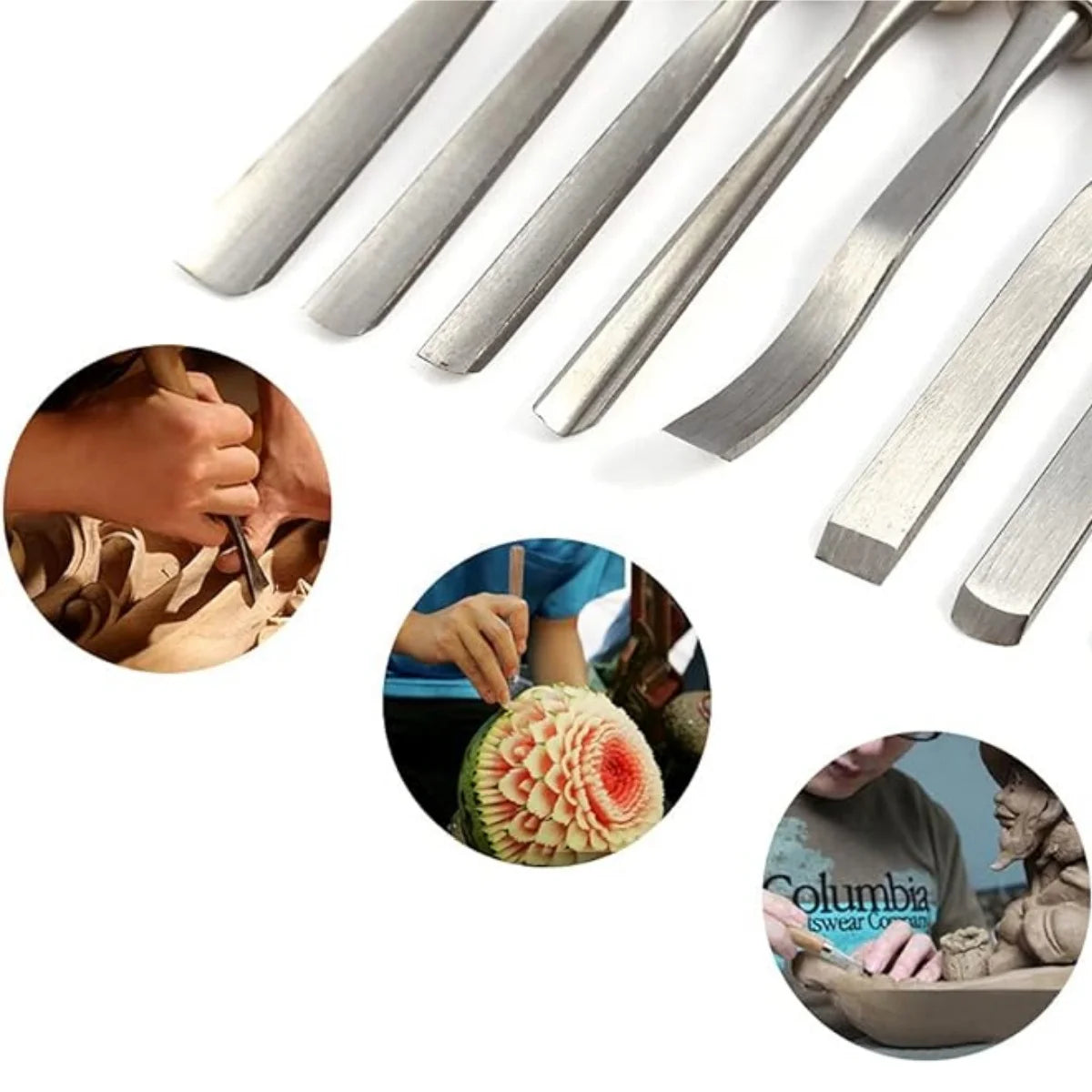 12-Piece Wood Carving Chisels
