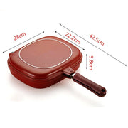 Double Sided Nonstick Grill Pan