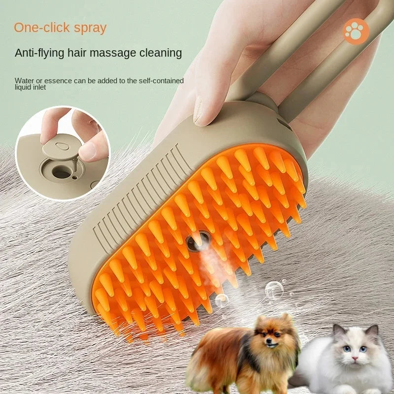3-in-1 Steam Grooming Brush