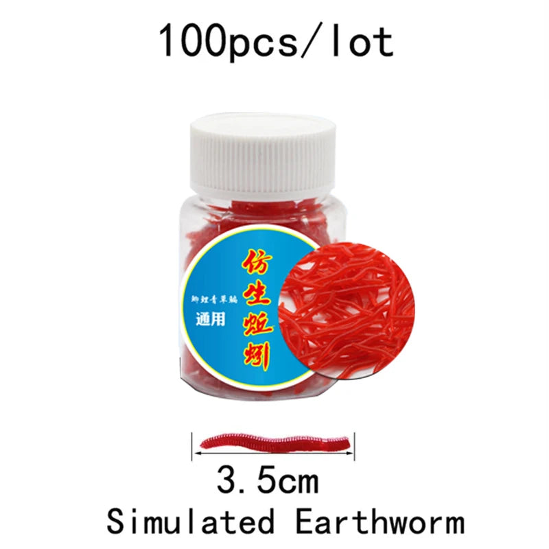 Scented Soft Fishing Worms