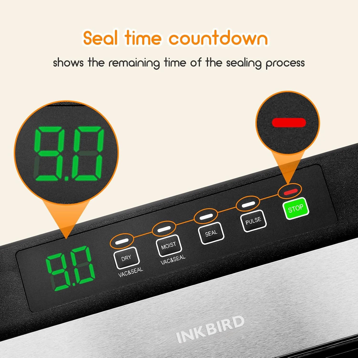 INKBIRD 80KPA Vacuum Sealer Machine