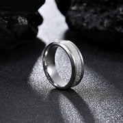 Meteorite Tungsten Wedding Ring