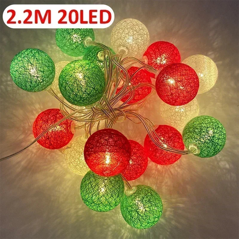 20LED Rattan Ball Lights