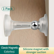 No-Drill Silicone Door Stopper