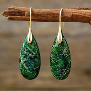 Bohemian Stone Drop Earrings