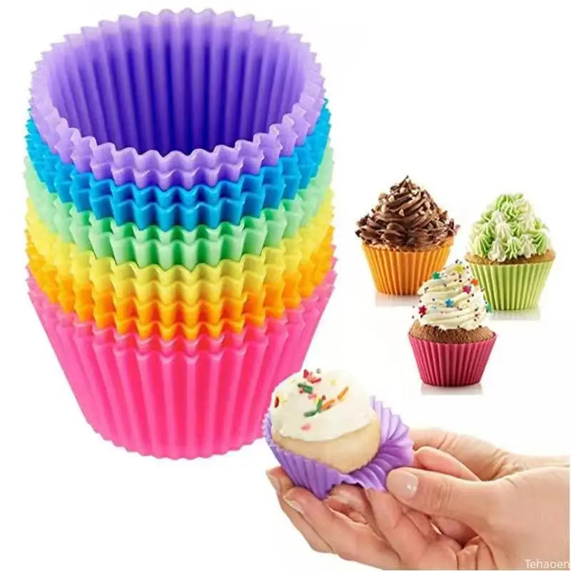 Reusable Silicone Cupcake Mold Set
