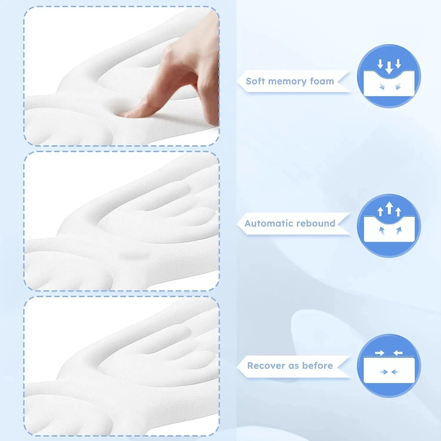 Ergonomic Memory Foam Wrist Rest