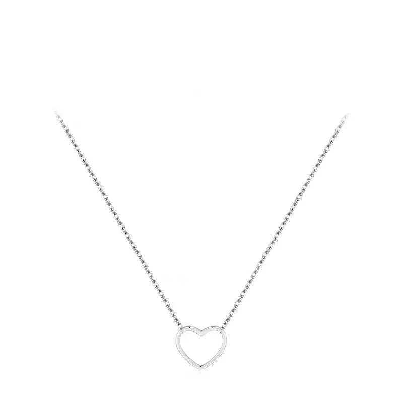 Stainless Heart Pendant Necklace