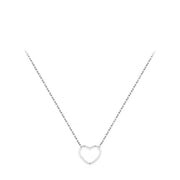 Stainless Heart Pendant Necklace