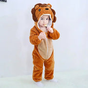 Hooded Animal Baby Romper