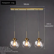 Nordic Glass Pendant Chandelier