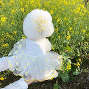Floral Tulle Dog Dress
