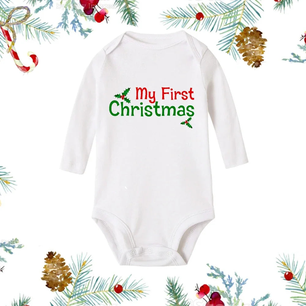Christmas Snowman Baby Romper