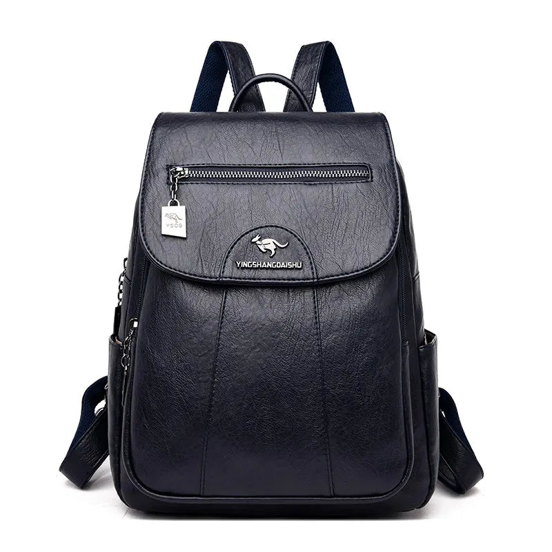 Vintage Genuine Leather Women's Backpack