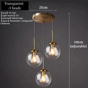 Nordic Glass Pendant Chandelier