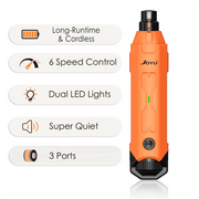 Rechargeable Six-Speed Nail Grinder