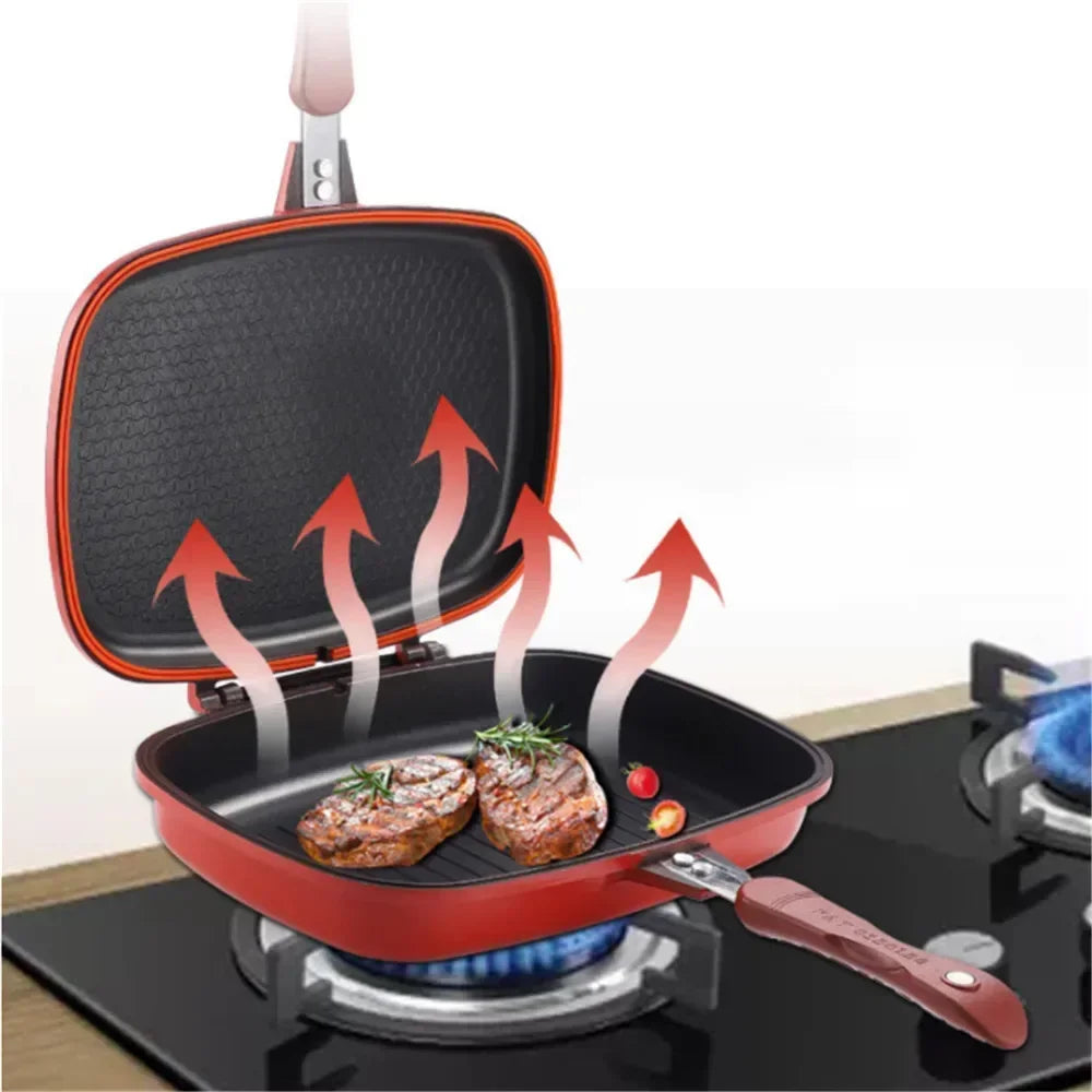 Double Sided Nonstick Grill Pan