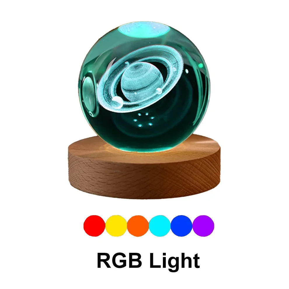 Crystal Cosmos Ball Nightlight