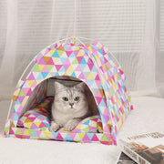 Warm Clamshell Cat Tent