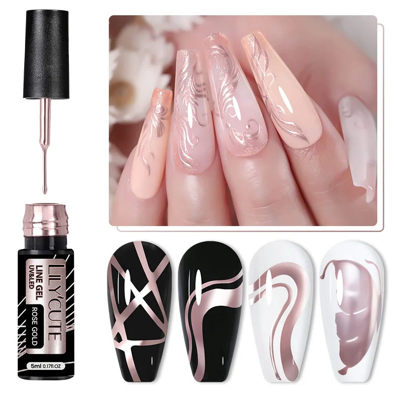 LILYCUTE Reflective Glitter Liner Gel