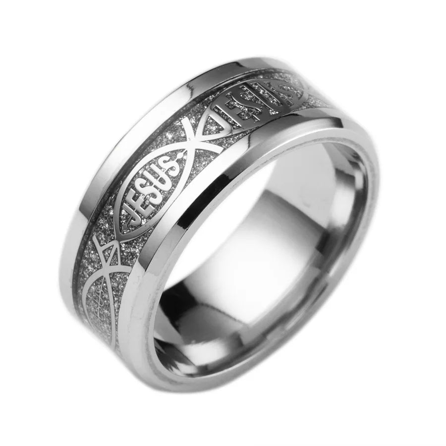 Meteorite Tungsten Wedding Ring