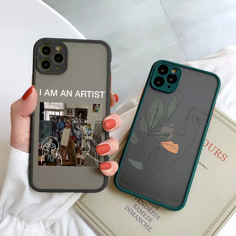 Abstract Shockproof iPhone Case