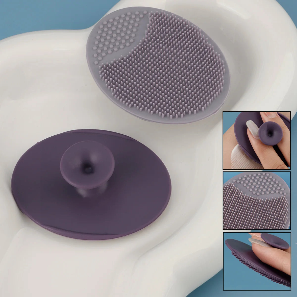 Silicone Facial Cleansing Brush Set