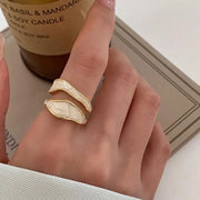 Gold Oil Drip Ring