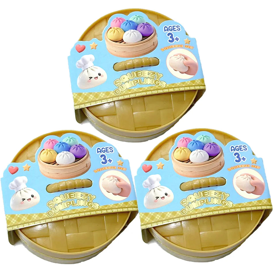 Glitter Dumpling Squishy Set