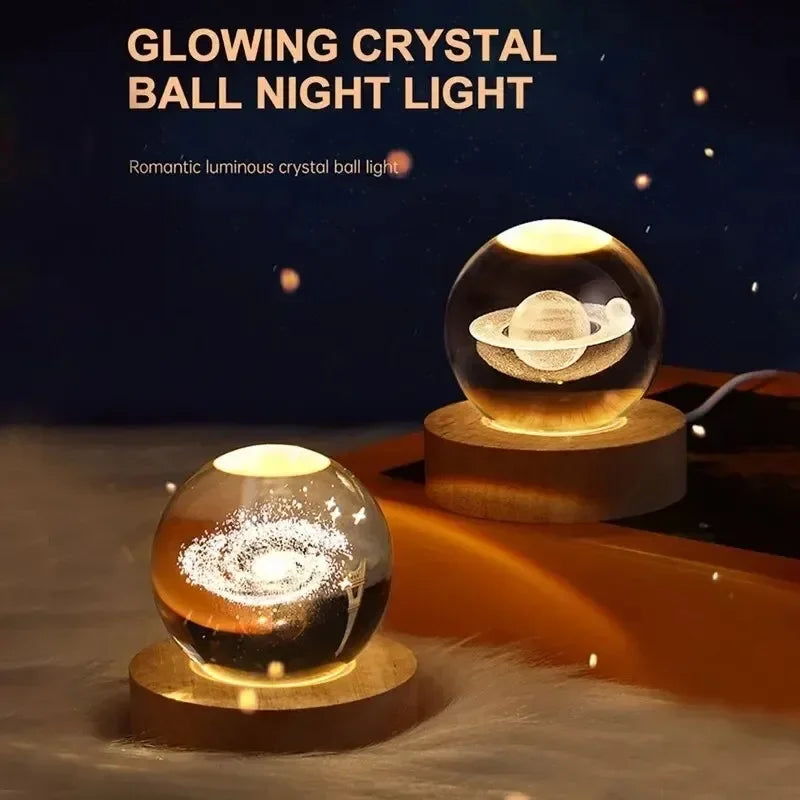 Crystal Cosmos Ball Nightlight