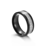 Meteorite Tungsten Wedding Ring