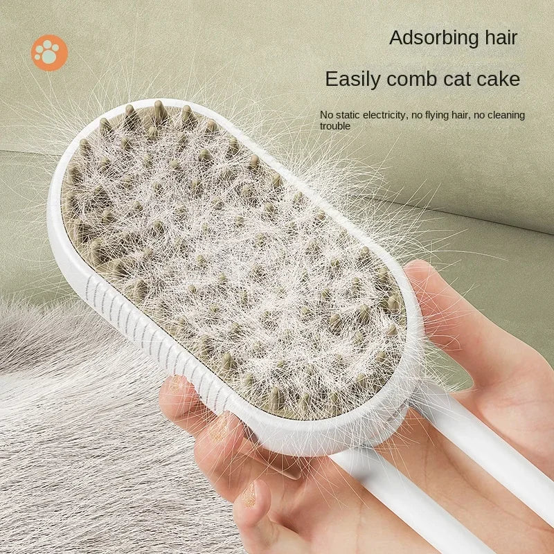 3-in-1 Steam Grooming Brush