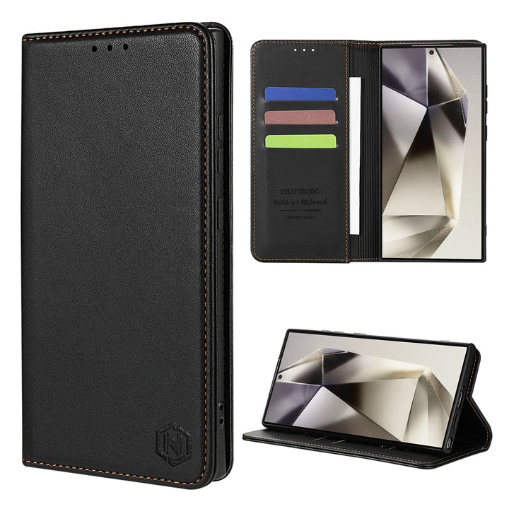 Magnetic Wallet Samsung Case