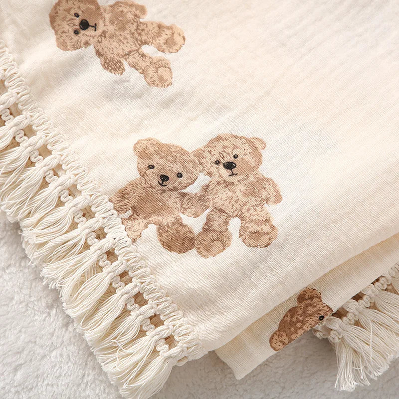 Cotton Muslin Baby Blanket