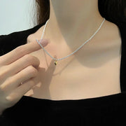 Sparkling Silver Choker Necklace