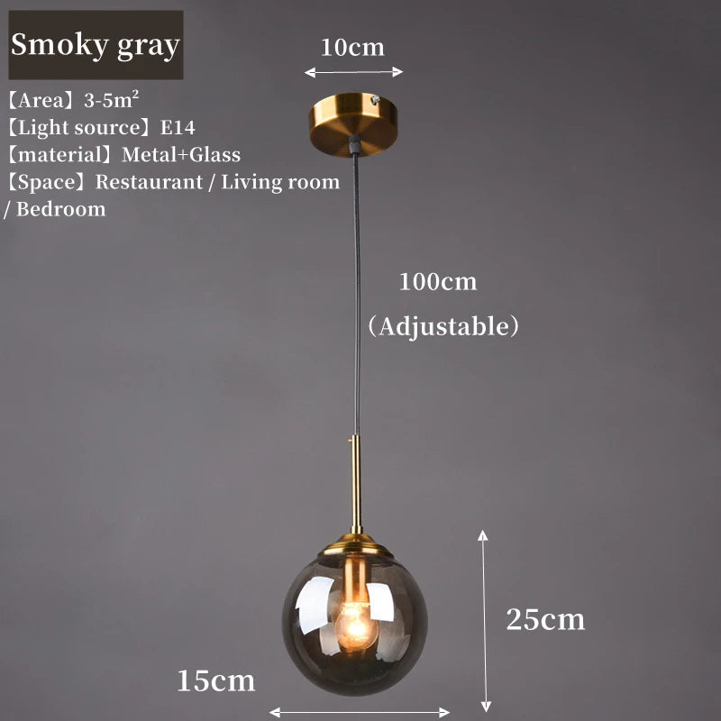 Nordic Glass Pendant Chandelier