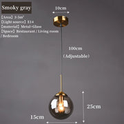 Nordic Glass Pendant Chandelier