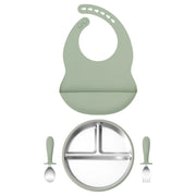 Stainless Silicone Feeding Set
