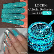 LILYCUTE Reflective Glitter Liner Gel