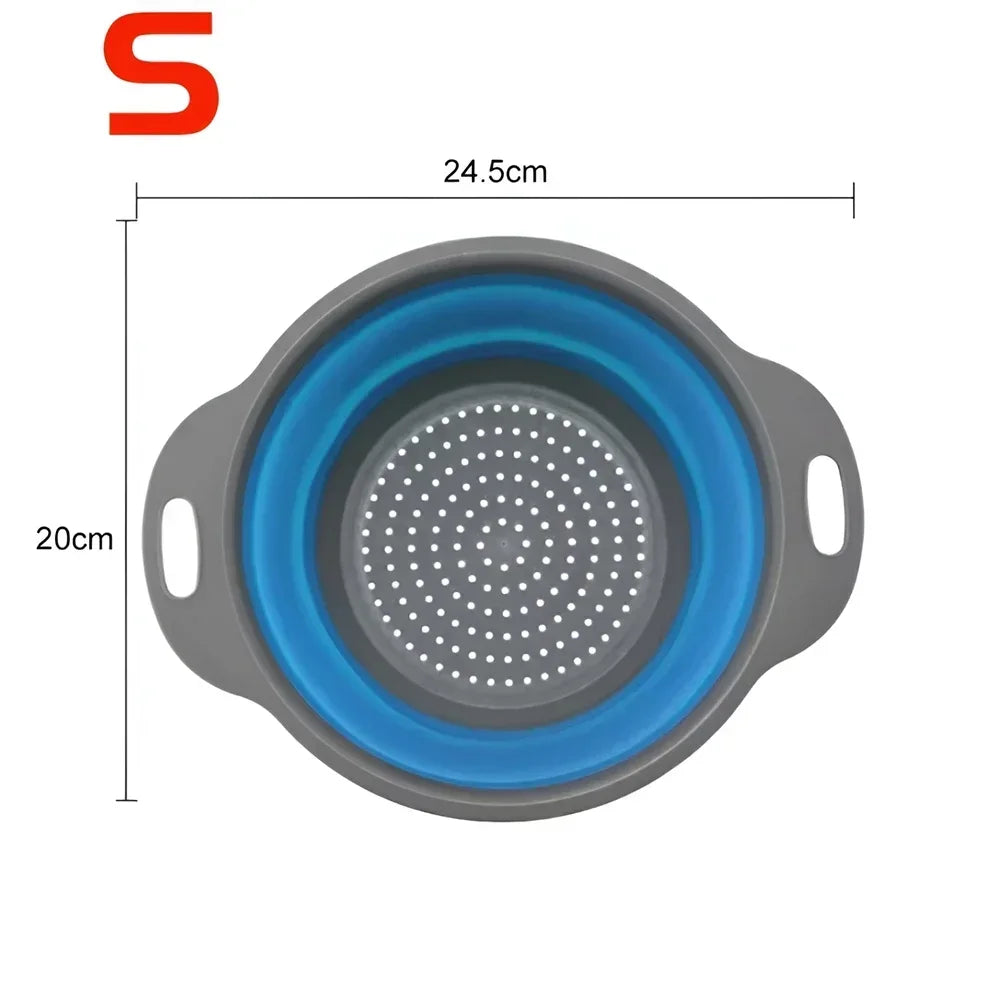 Foldable Silicone Colander Set
