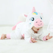 Hooded Animal Baby Romper
