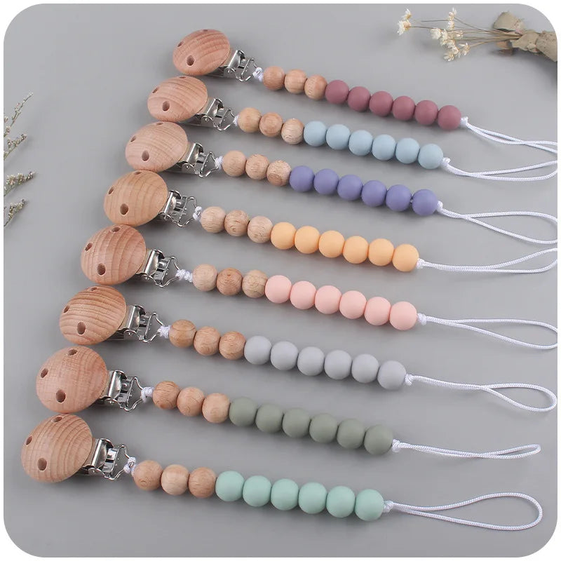 Silicone Pacifier Clip Chain