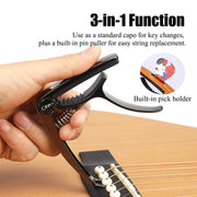 Multifunctional Aluminum Guitar Capo