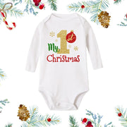 Christmas Snowman Baby Romper