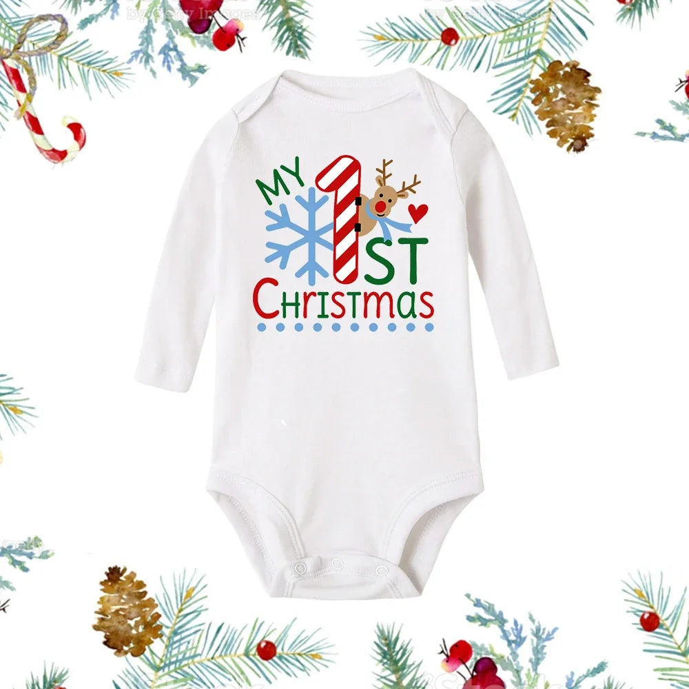 Christmas Snowman Baby Romper