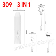 Rechargeable Three-Speed Milk Frother